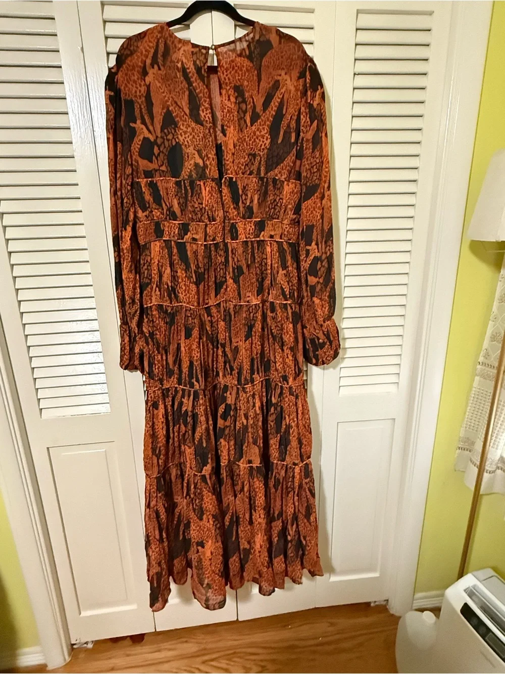 FARM Rio Giraffe Maxi Dress Black / Brown - Picture 7 of 7